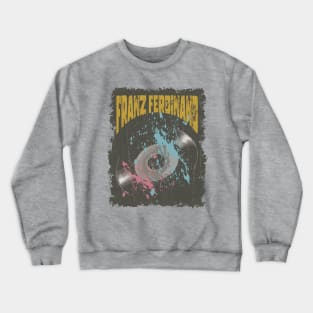 Franz Ferdinand Vintage Vynil Crewneck Sweatshirt